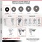 Service Caster 3 Inch Phenolic Swivel 10mm Threaded Stem Caster Set with Total Lock Brake SCC-TSTTL20S314-PHR-M1015-4 - alternate 3
